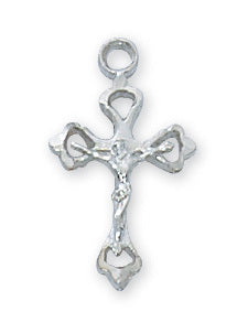 Crucifix Necklace - Pewter - UZRC8017P