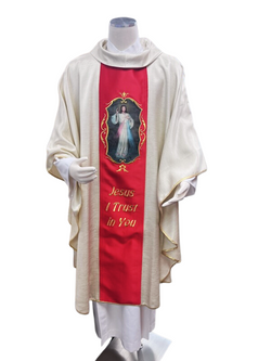 Divine Mercy Chasuble - SO350CW