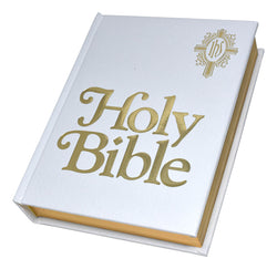 New Catholic Bible Family Edition White - GFWNCB23W