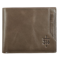 John 3:16 Cross Leather Wallet - GCWT129
