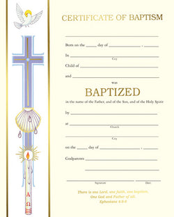 Baptism Certificate - FQXC102