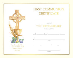 First Communion Certificate - FQXS103