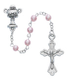 First Communion Rosary w/ Case
