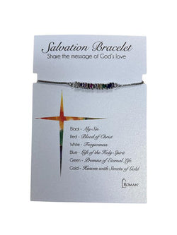 7"L Silver Salvation Bracelet - LI13920
