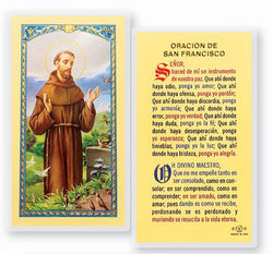 St. Francis of Assisi Oracion De San Francisco- TA700130 - Spanish