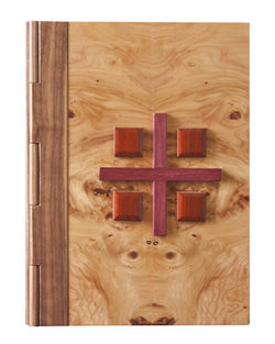 Wood Book of the Gospel Cover - WWGSBC141