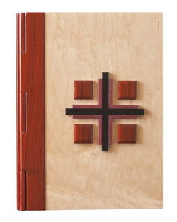 Wood Book of the Gospel Cover - WWGSBC143