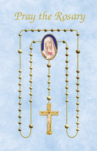 Pray the Rosary Holy Cards FQHR970