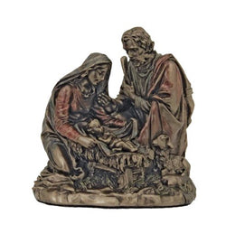 One Piece Nativity in bronze - ZWSR77851