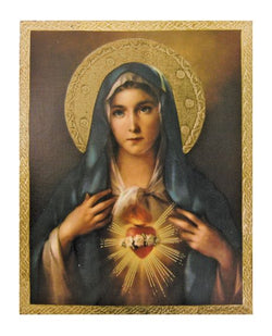Immaculate Heart of Mary plaque - ZWL1151018