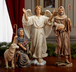 Shepherds and Angel for The Real Life Nativity