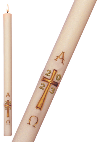 Paschal Candle - Simple Cross