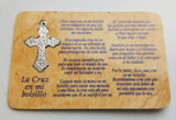 The Cross in My Pocket card in Spanish - LA1700cx/sp