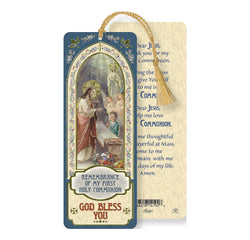 Communion Boy Bookmark with Tassel - TAB8678