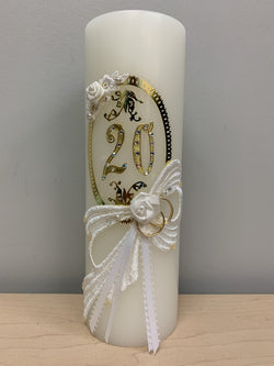 Anniversary Pillar Candle - GG-ANNIVERSARY