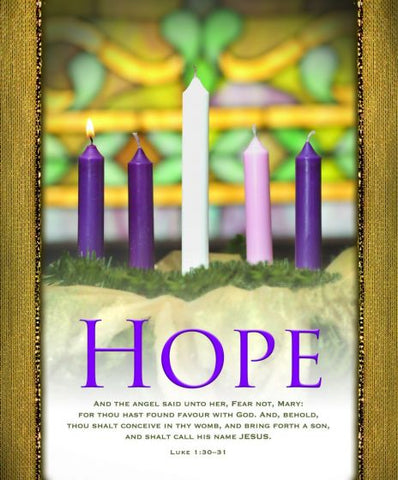 Hope Advent Bulletin Cover - AJU3356
