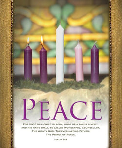 Peace Advent Bulletin Cover - AJU3357