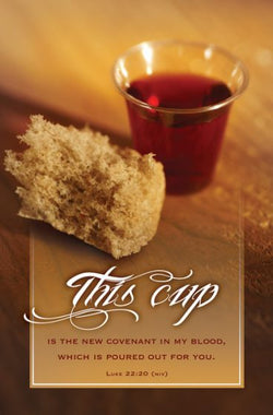 This Cup Communion Bulletin Cover - AJU4877