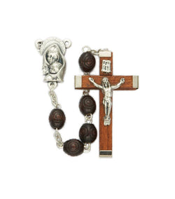 Men's Rosewood Carved Beads-WOSR3526JC