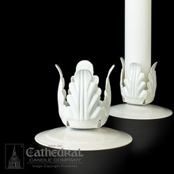 White Metal Stand for RCIA/OCIA Candles